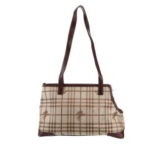 Gorgeous Authentic Burberry London Horseferry Check Dog Carrier